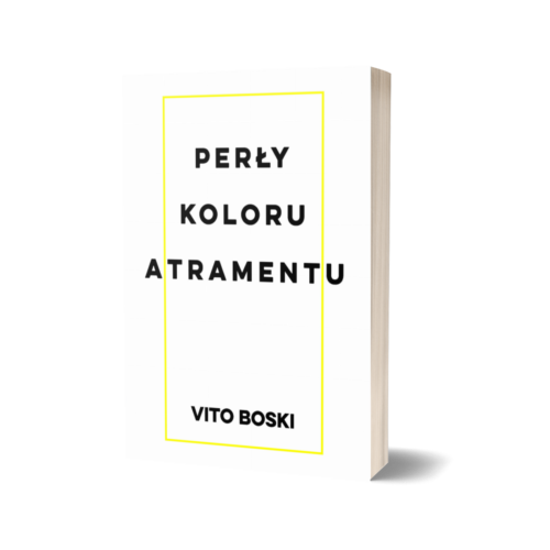 Perły koloru atramentu